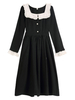 Sweet Lolita OP Kleid Button Decor Rüschen Lolita One Piece Kleider
