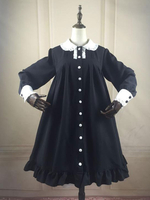 Sweet Lolita OP Kleid Button Decor Rüschen Lolita One Piece Kleider