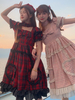 Sweet Lolita OP Kleid Idol Stage Plaid Kurzarm Lolita One Piece Kleider