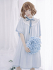 Sweet Lolita OP Kleid Rüschen Schleife Plissee Chiffon Lolita One Piece Dress