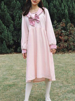 Sweet Lolita OP Kleid zweifarbig rosa Schmetterling Lolita One Piece Kleider