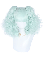 Sweet Lolita Perücke Salbei 36cm-45cm Hitzebeständige Faser Lolita Zubehör