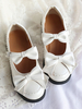 Sweet Lolita Pump Bow Rüschen Weiße Lolita Schuhe