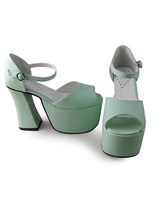 Sweet Lolita Sandalen High Square Heels
