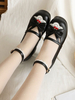 Sweet Lolita Schuhe Bögen Cherry Round Toe Leder Lolita Schuhe