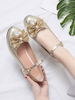 Sweet Lolita Schuhe Bögen Leder Welpen Absatz Lolita Pumps
