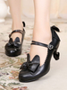 Sweet Lolita Schuhe Bow Strappy Puppy Heel Lolita Schuhe