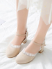 Sweet Lolita Schuhe Round Toe Wildleder Lolita Schuhe