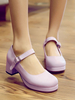 Sweet Lolita Schuhe runde Zehe PU-Leder Knöchelriemen Lolita Pumps
