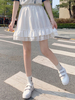 Sweet Lolita SK Rüschen Polyester Weiße Lolita Miniröcke