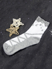 Sweet Lolita Socks Light Rain Bow - zweifarbige Baumwoll-Lolita-Socke