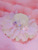 Sweet Lolita Strohhut Blumen Lace Butterfly Decor Lolita Sonnenhut
