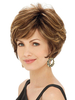 Synthetische Perücken Light Gold Curly Hitzebeständige Faser Tousled Short Damen Short Perücke für Frauen