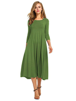 T-Shirt Kleid Jewel Neckline Ärmelloses Frauen-Etuikleid