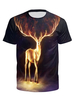 T-Shirts 3D-gedrucktes; schnell trocknendes; kurzärmeliges Herrenoberteil mit Rundhalsausschnitt