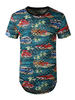 T-Shirts Casual Jewel Neck Kurzarm T-Shirt