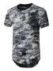 T-Shirts Casual Jewel Neck Kurzarm T-Shirt