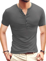 T-Shirts Casual Jewel Neck Oversized Kurzarm