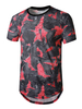 T-Shirts Casual Patchwork Jewel Neck Kurzarm T-Shirt
