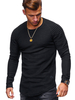 T-Shirts Chic Jewel Neck Long Sleeves