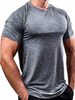 T-Shirts Jewel Neck Kurzarm Herren T-Shirt
