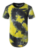 T-Shirts Jewel Neck Tie Dye Kurzarm T-Shirts