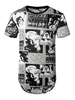 T-Shirts Pop-Print Kurzarm Sommer Tops