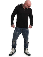 T-Shirts Schicke lange Ärmel mit Kapuze