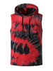 Tanks Hooded Ärmellose T-Shirts Tie Dye Summer Top