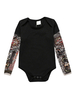 Tattoo Ärmel Bodysuit Baumwolle Kleinkind Kleinkind Onesie
