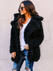 Teddy Jacke Kunstfell Damen Winter Jacke Langarm Teddy Mantel