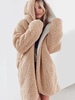 Teddy Jacke Kunstfell Damen Winter Jacke Langarm Teddy Mantel