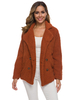 Teddybär Mäntel Frauen Langarm Turndown Kragen Faux Shearling Mantel