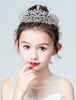Tiara Blumenmädchen Kopfschmuck Strass Royal Crown Haarschmuck für Kinder
