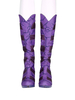 Titans Starfire Cosplay Schuhe Lila Polyester Faser Stiefel DC Comics Cosplay Stiefel