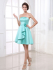 Trägerloses Brautjungfer-Kleid