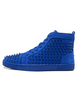 Turnschuhe & SkaterSchuhe 2021 aus Monogram Suede mit Zierspikes in Blau