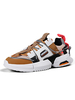 Turnschuhe für Männer bequemen Farbblock Mesh-Round Toe Low Tops Schuhe