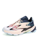 Turnschuhe für Männer Gemütliche PU-Leder Round Toe Color Block Herrenschuhe
