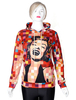 Ugly Christmas Sweater Weihnachtspullover Marilyn Monroe Portrait Mosaic Printed Hooded Sweatshirt