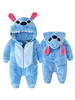 Unisex-Baby Flanell Strampler Tier Strampler Pyjamas Outfits Anzug