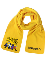 Unter uns Schal Gelb Polyester Spielzubehör Geme Merchandise Cosplay