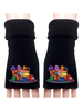 Unter uns schwarze Handschuhe Baumwolle abgeschnittene Handschuhe Spielzubehör