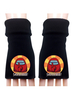 Unter uns schwarze Handschuhe Baumwolle abgeschnittene Handschuhe Spielzubehör