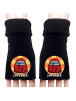 Unter uns schwarze Handschuhe Baumwolle abgeschnittene Handschuhe Spielzubehör