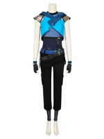 Valorant Jett Halloween Cosplay Kostüm Outfit Halloween