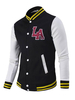 Varsity Jacket 2021 Men Stand Kragen Langarm Baumwolle Jacken