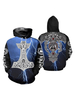 Viking Halloween Kostüm Tattoo 3D Print Hoodie