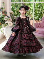 Viktorianische Rokoko-Kostüme Retro-Kostüme Stufenkleid Königliches Mädchenkleid