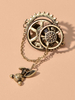 Vintage Brosche Pin Gear Bunny Frauen Schmuck